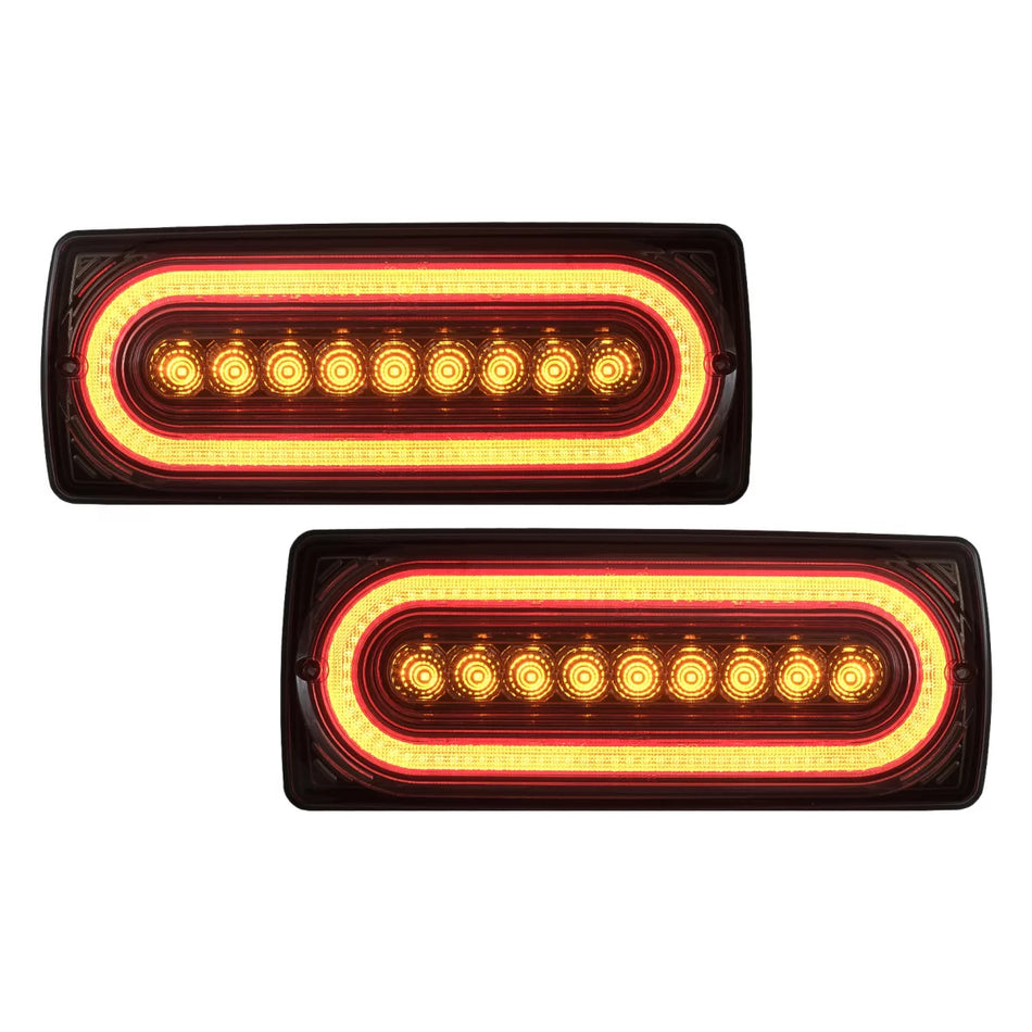 Fanali Posteriori LED Full con Frecce Dinamiche Fumé per Mercedes Classe G