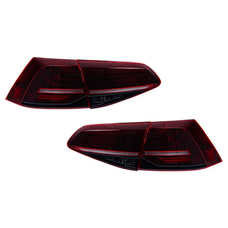 Fanali Posteriori Full LED per Volkswagen Golf 7 7.5 Berlina 5 Porte 2012-2019