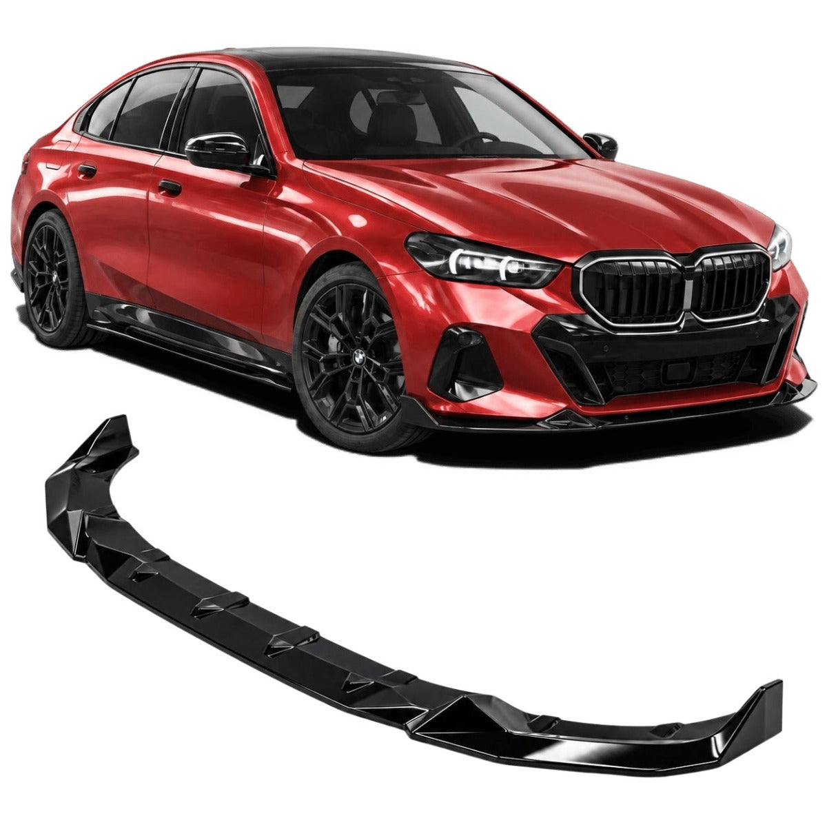Splitter Anteriore Compatibile con BMW Serie 5 G60/G61 M Sport (2023-2026)