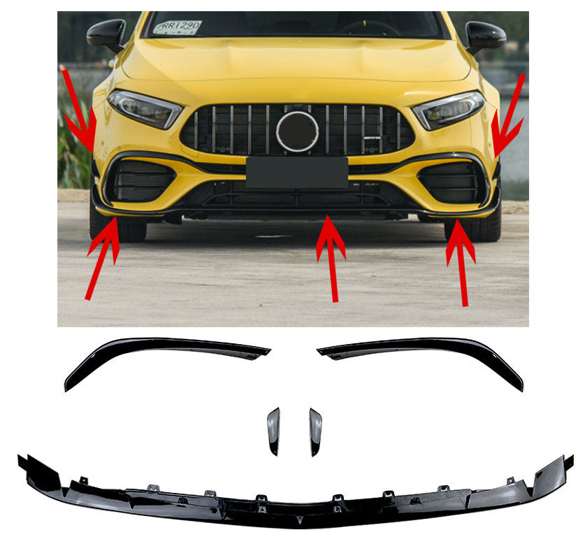 Spoiler Anteriore per Mercedes Classe A W177 A45 AMG