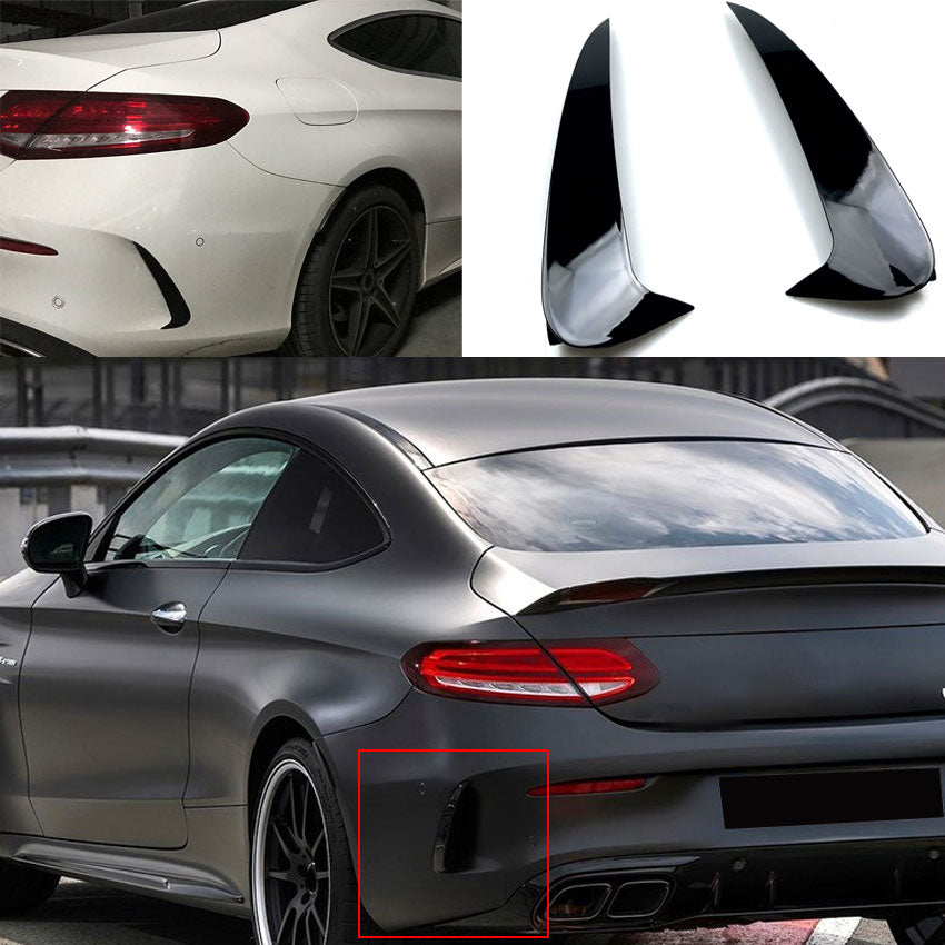 Flics Flap Aerodinamici Nero per Mercedes C205 A205