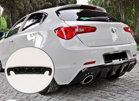 Alfa Romeo Giulietta Diffusore Dam Lucido Doppio Scarico *SPORT Look* ABS Spoiler