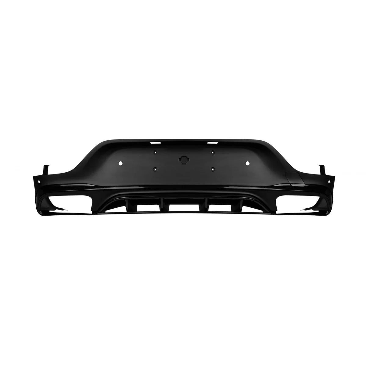 Diffusore Posteriore con Punte Nere per Mercedes GLC Coupe C253 2016-2022