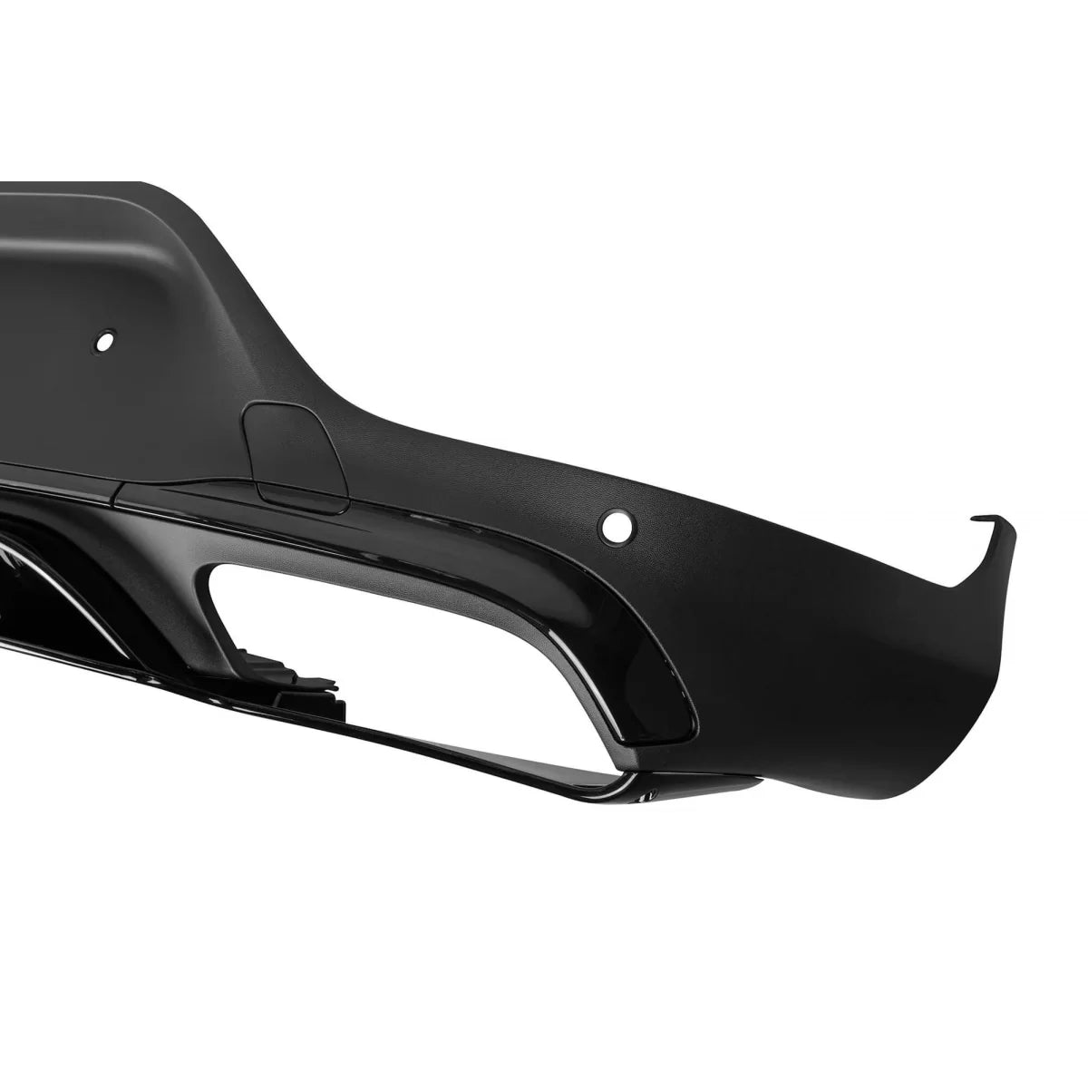 Diffusore Posteriore con Punte Nere per Mercedes GLC Coupe C253 2016-2022