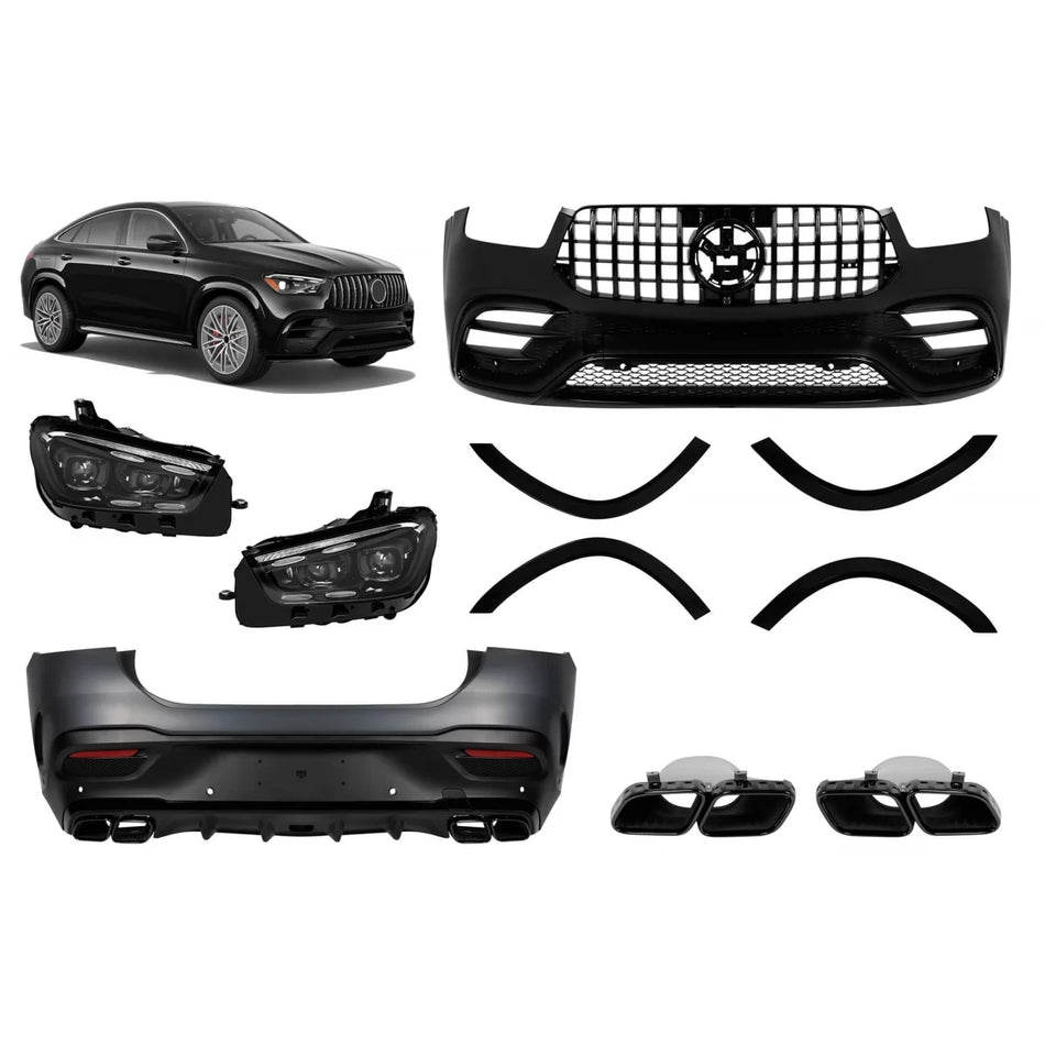 Paraurti Sportivo Anteriore GLE63 a Design per Mercedes GLE Coupe C167 2020-2023