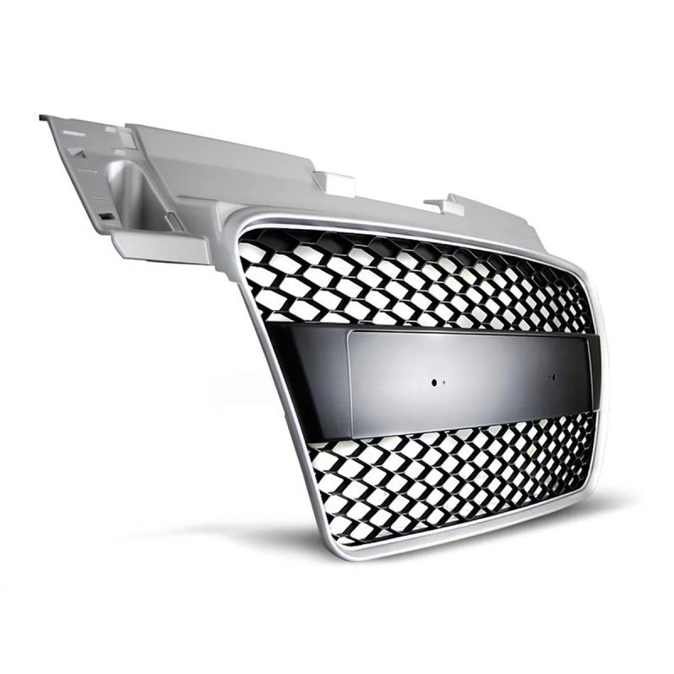Griglia RS Grigia Nera Anteriore per Audi Tt 2006-2014