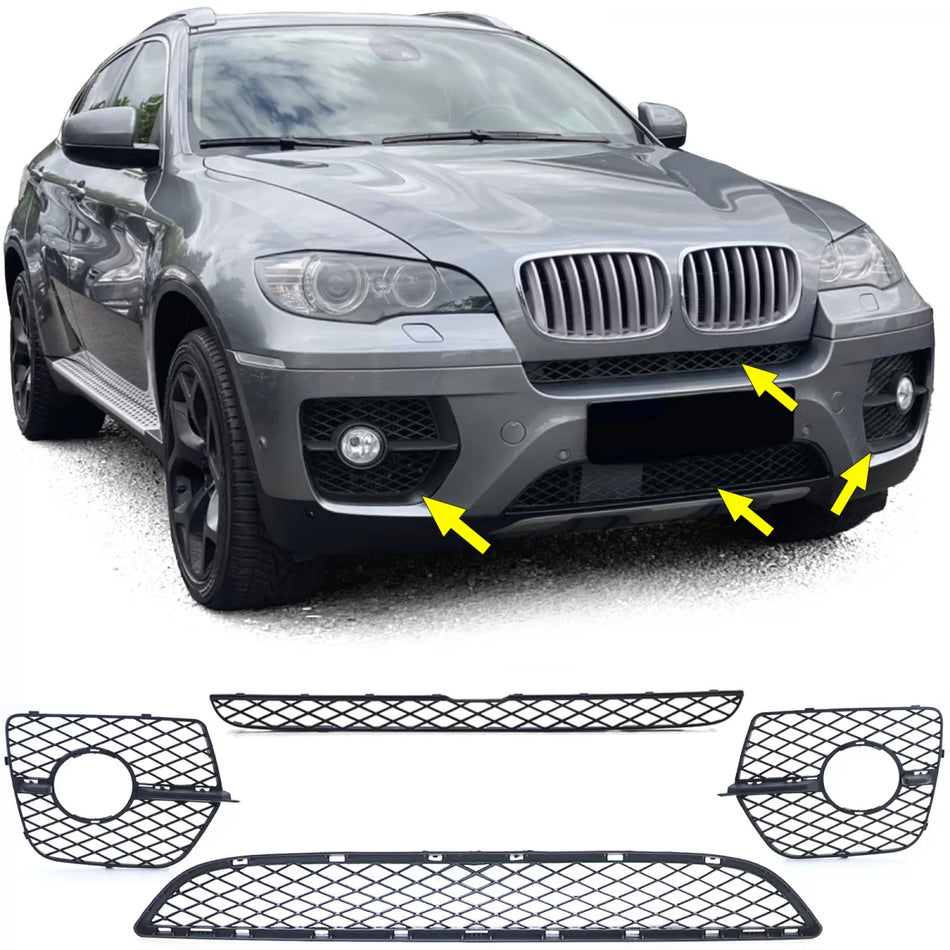Fendinebbia Paraurti Anteriore Set per BMW X6 E71 2006-2014