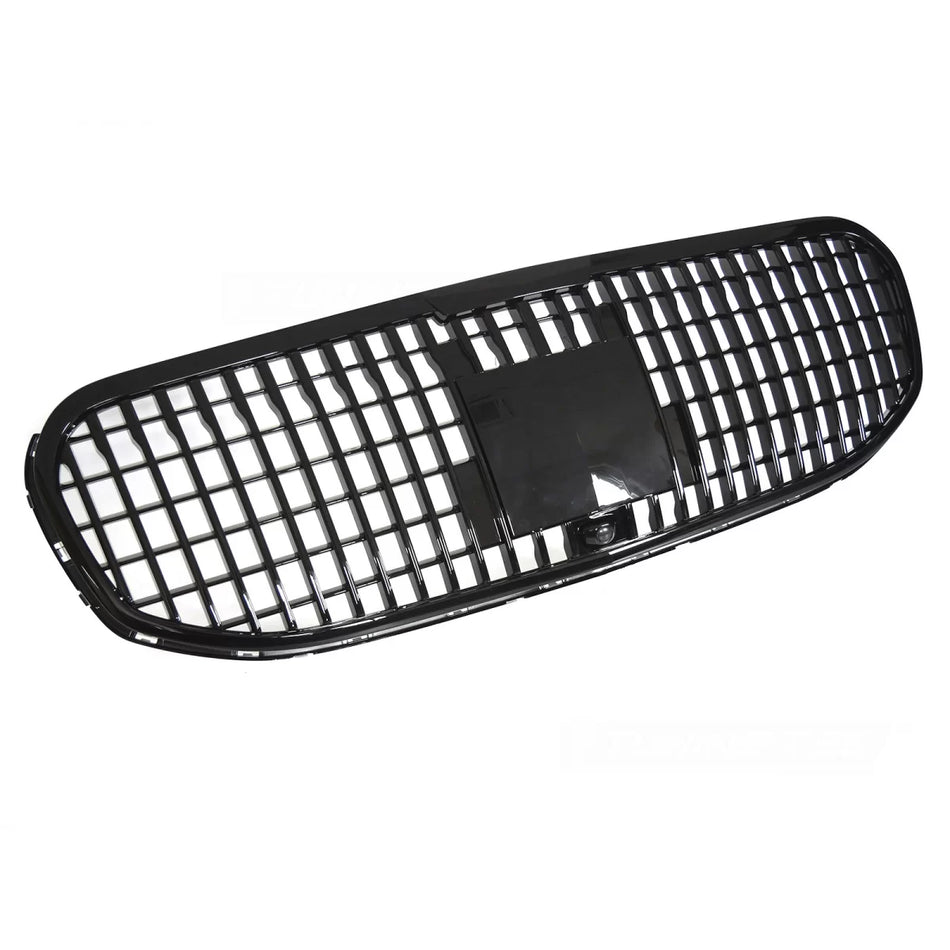 Griglia Lucida Nera Anteriore per Mercedes GLS X167 19-23