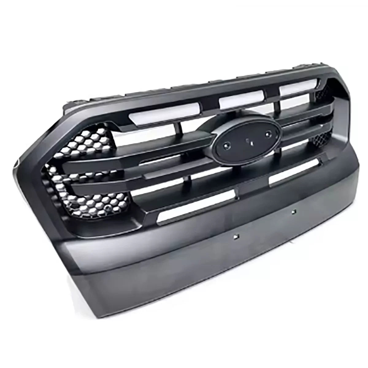 Griglia Anteriore con LED Doppia Barra Nera per Ford Ranger T7 16-19