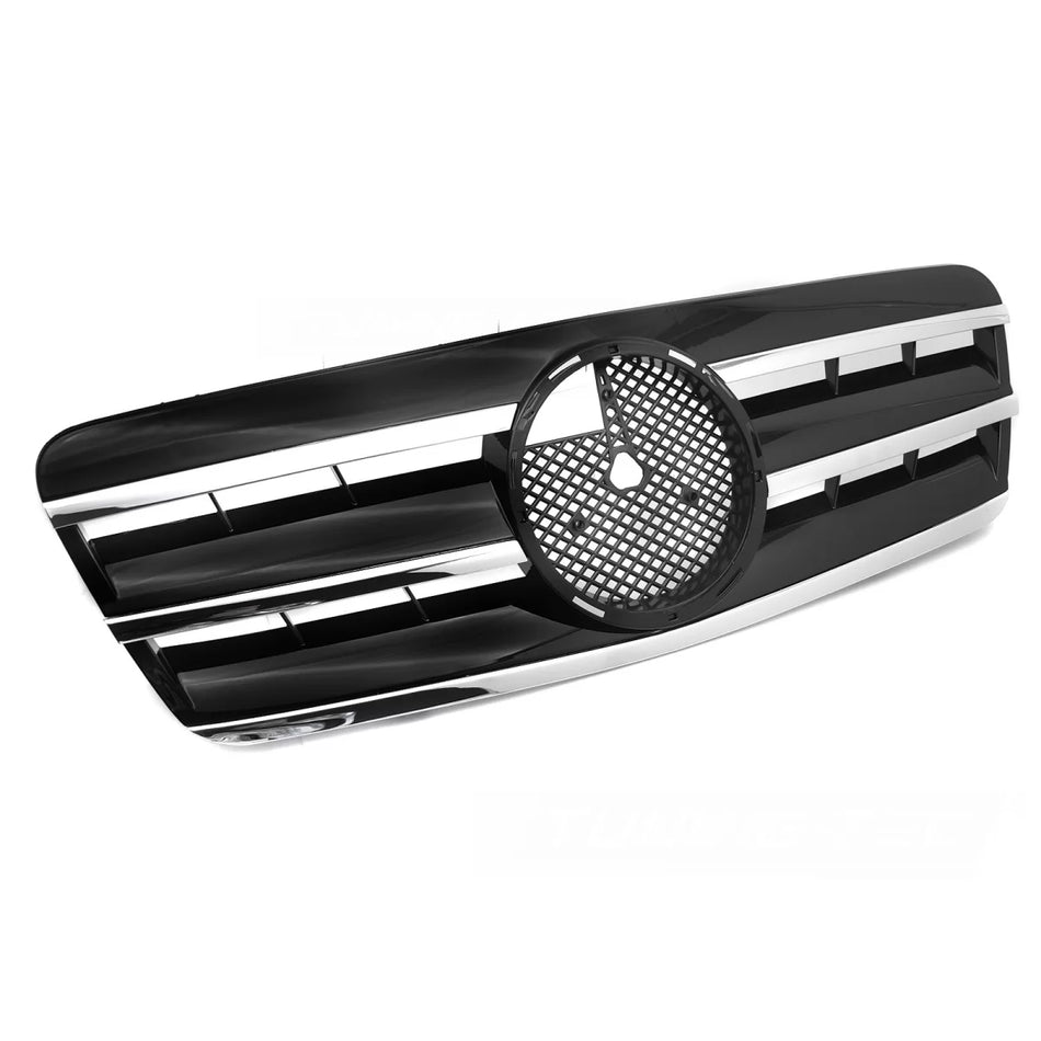 Griglia Sportiva Nero Cromato per Mercedes Clk W208 96-02