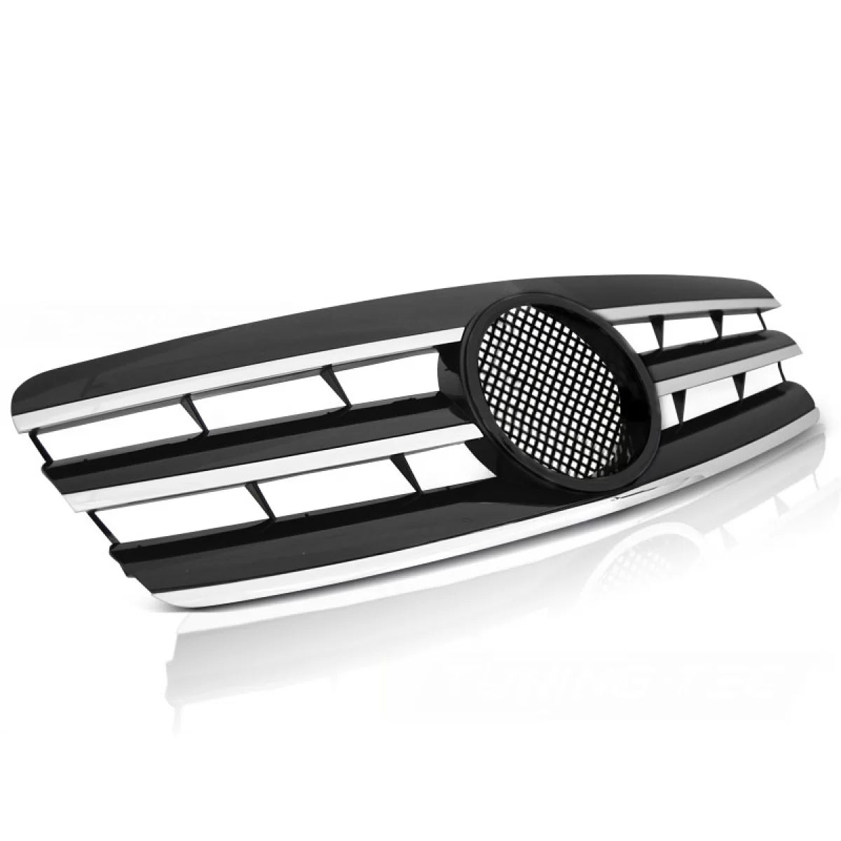 Griglia Sportiva Nero Cromato Anteriore per Mercedes W203 00-07