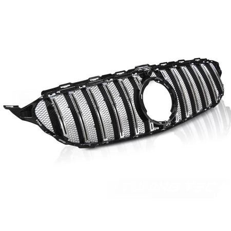 Griglia Sportiva Nero Cromato Anteriore Mercedes W205 18