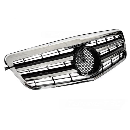 Griglia Sportiva Nero Cromato Anteriore per Mercedes W212 S212 09-13