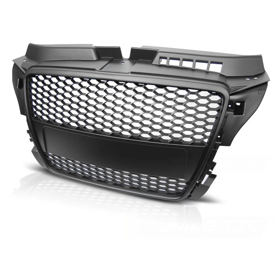 Griglia Sportiva Nera Anteriore per Audi A3 8P 04-12
