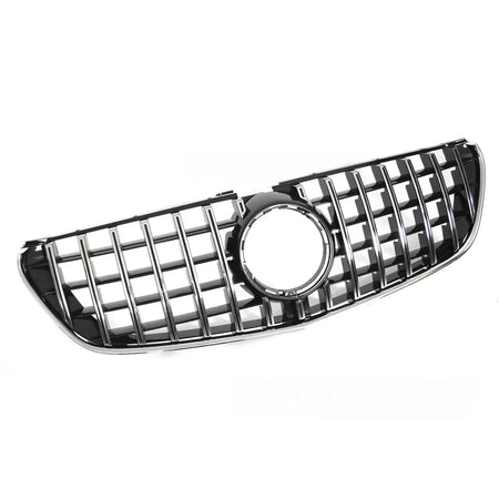 Griglia Sportiva Cromata Nera Anteriore per Mercedes Classe V W447 14-19