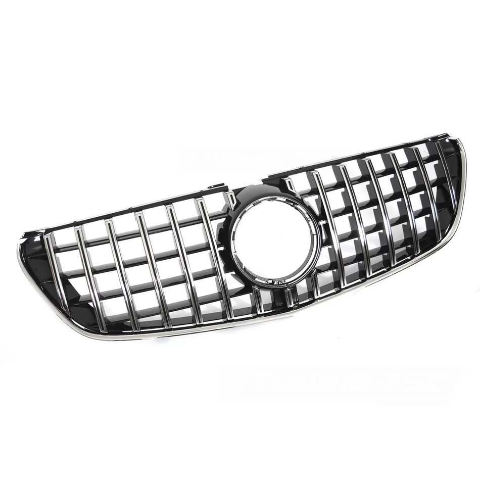 Griglia Sportiva Cromata Nera Anteriore per Mercedes Classe V W447 14-19