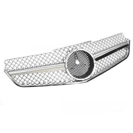 Griglia Sportiva Cromata Anteriore per Mercedes C207 A207 09-13