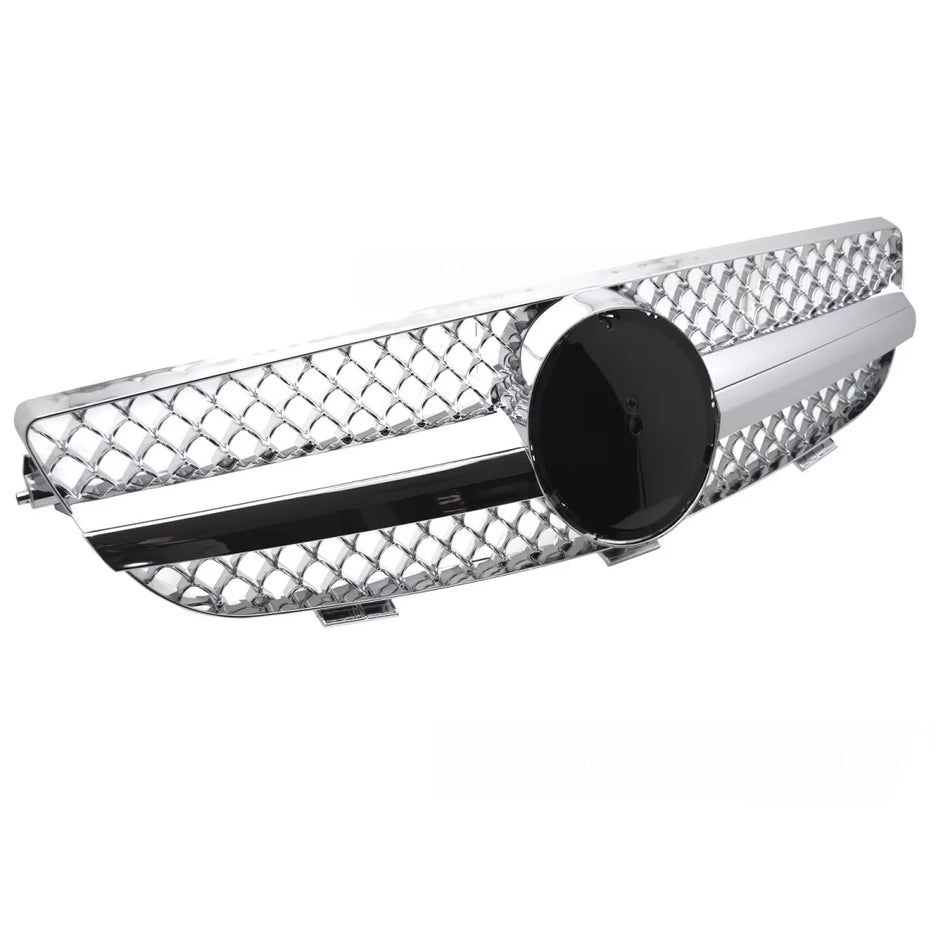 Griglia Sportiva Cromata Anteriore per Mercedes Clk W209 03-10