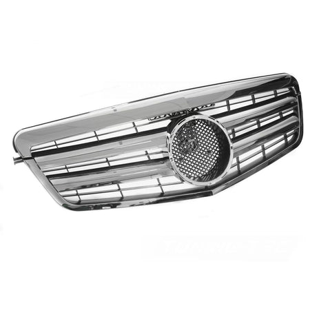 Griglia Sportiva Cromata Anteriore per Mercedes W212 S212 09-13