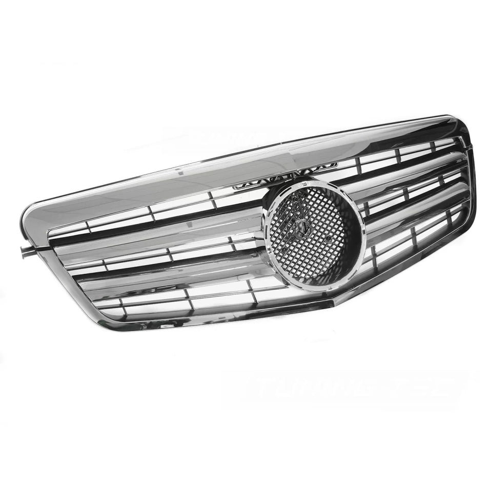 Griglia Sportiva Cromata Anteriore per Mercedes W212 S212 09-13
