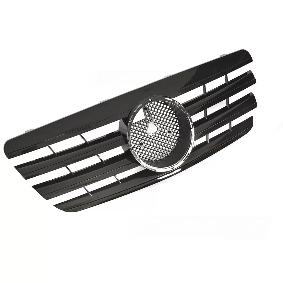 Griglia Sportiva Lucida Anteriore per Mercedes W210 99-02 S210 99-03