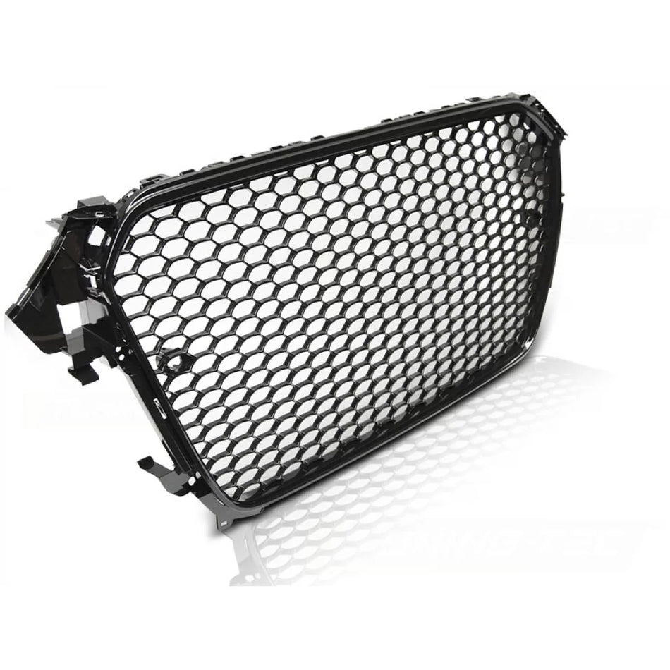 Griglia Sportiva Cornice Lucida Nera PDC per Audi A4 B8 11.11-15