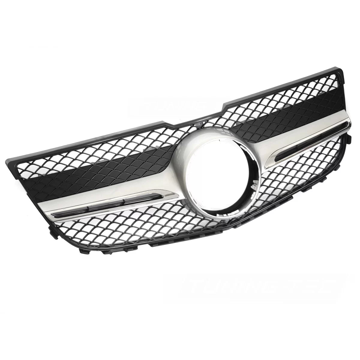 Griglia Sportiva Argento Cromato per Mercedes GLK X204 2013-2015