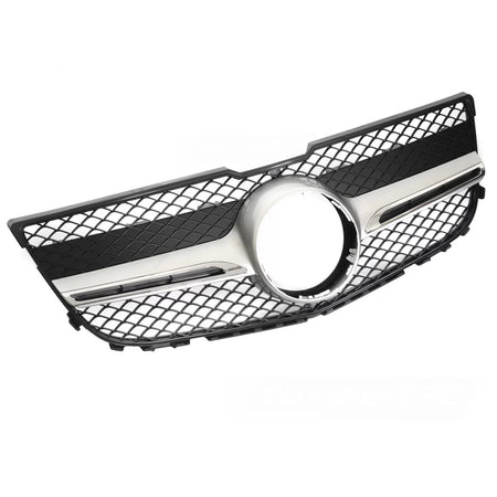 Griglia Sportiva Argento Cromato per Mercedes GLK X204 2013-2015