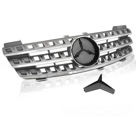 Griglia Sportiva Argento Cromato per Mercedes W164 05-08