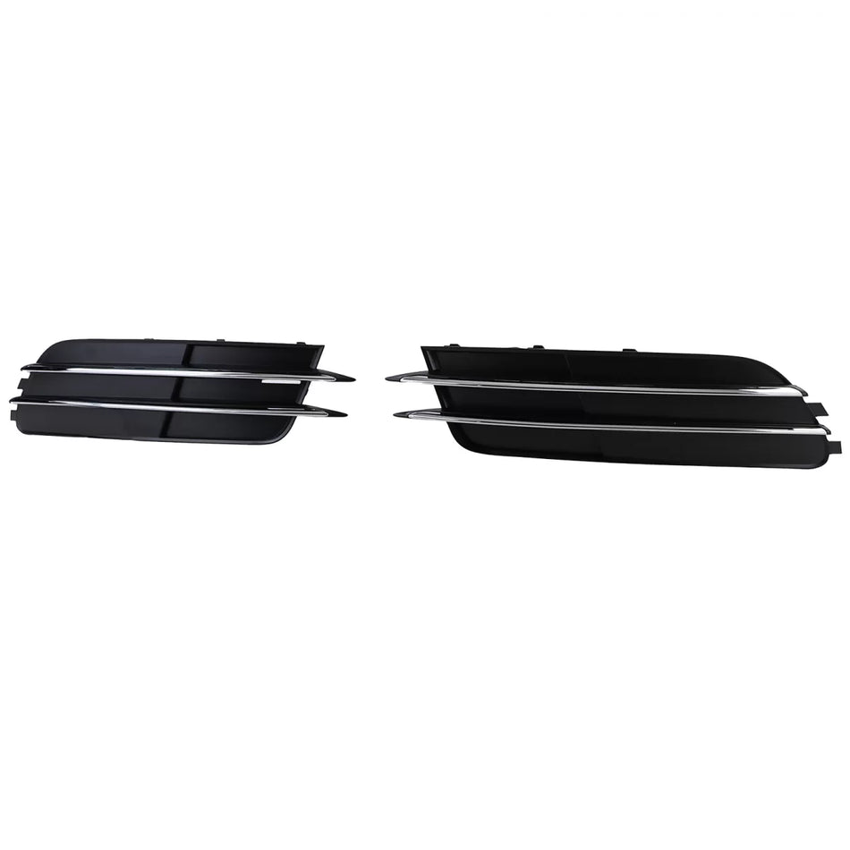 Griglia Cromata Paraurti Anteriore Audi A6 C7 4G 10-14 Senza S-line