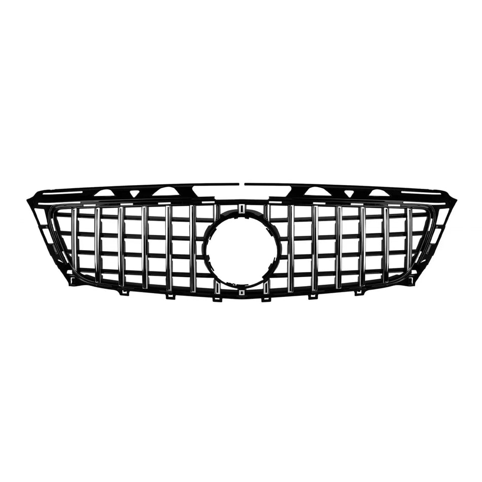 Griglia Anteriore Cromata e Nera Set Centrale per Mercedes CLS C218 2011-2014