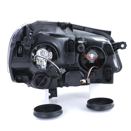 Faro Anteriore Sinistro Nero GTI Cup per Volkswagen Polo 9N3 2005-2009