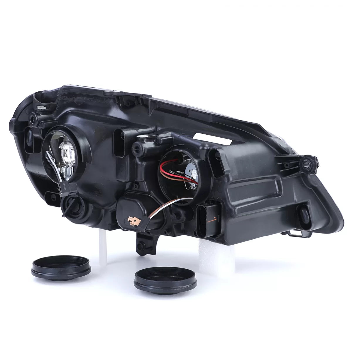 Faro Anteriore Sinistro Nero GTI Cup per Volkswagen Polo 9N3 2005-2009