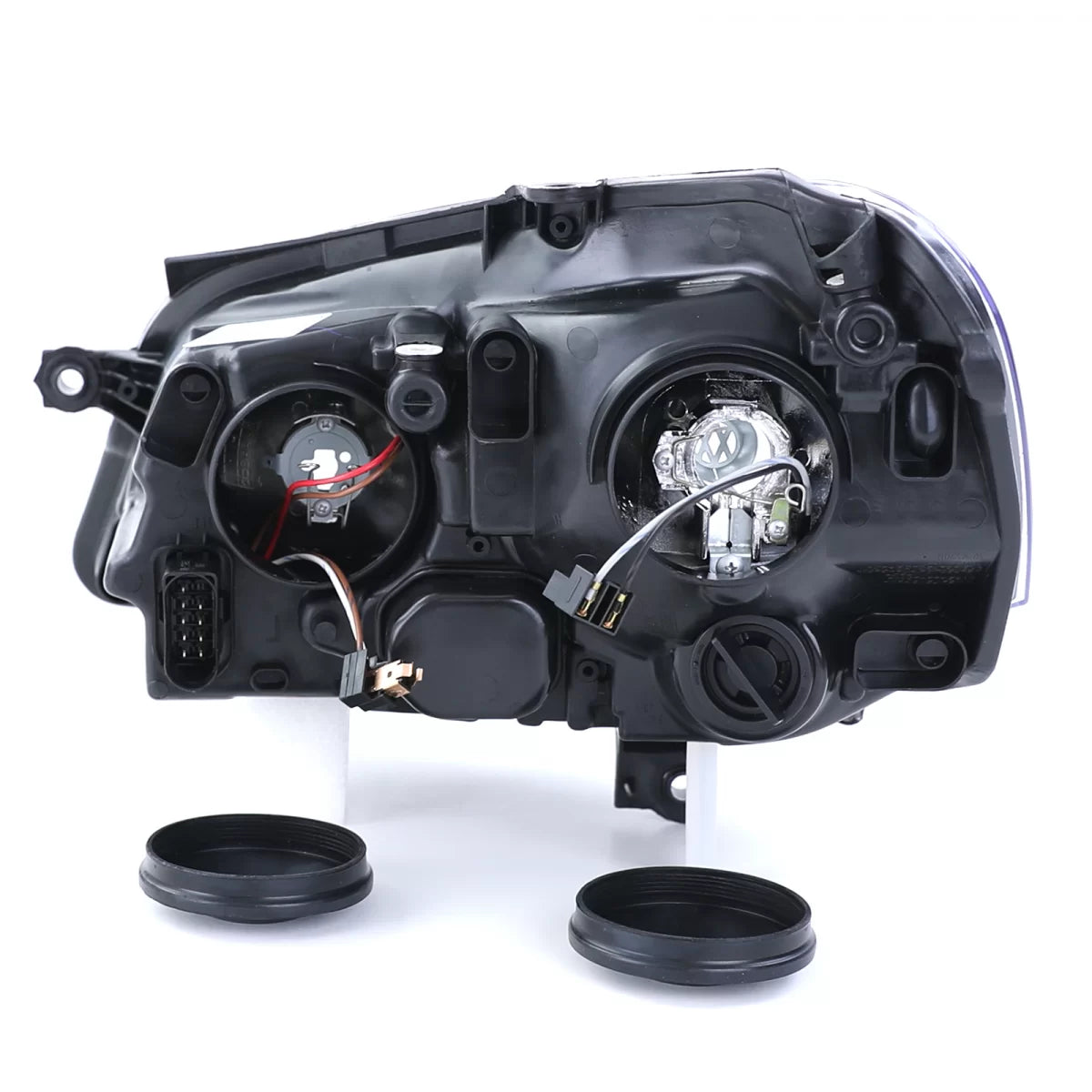 Faro Anteriore Destro Nero GTI Cup per Volkswagen Polo 9N3 2005-2009