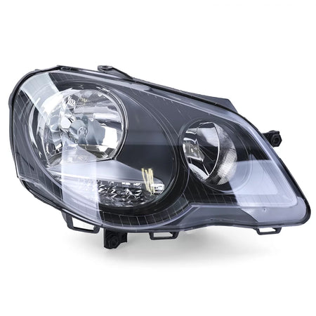 Faro Anteriore Destro Nero GTI Cup per Volkswagen Polo 9N3 2005-2009