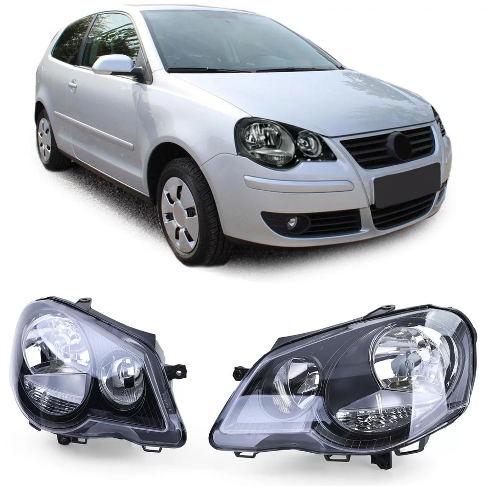 Fari Anteriori Dx e Sx GTI Cup per Volkswagen Polo 9N3 2005-2009