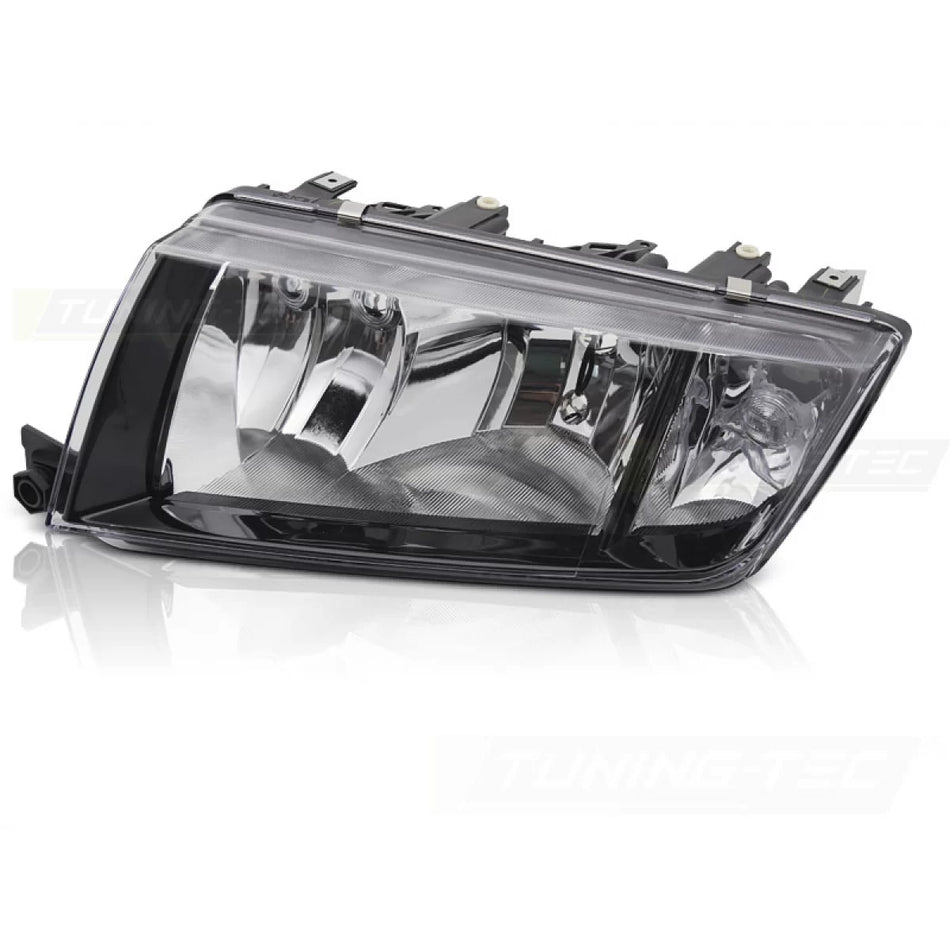 Faro Anteriore Sinistro Nero per Skoda Fabia 99-07