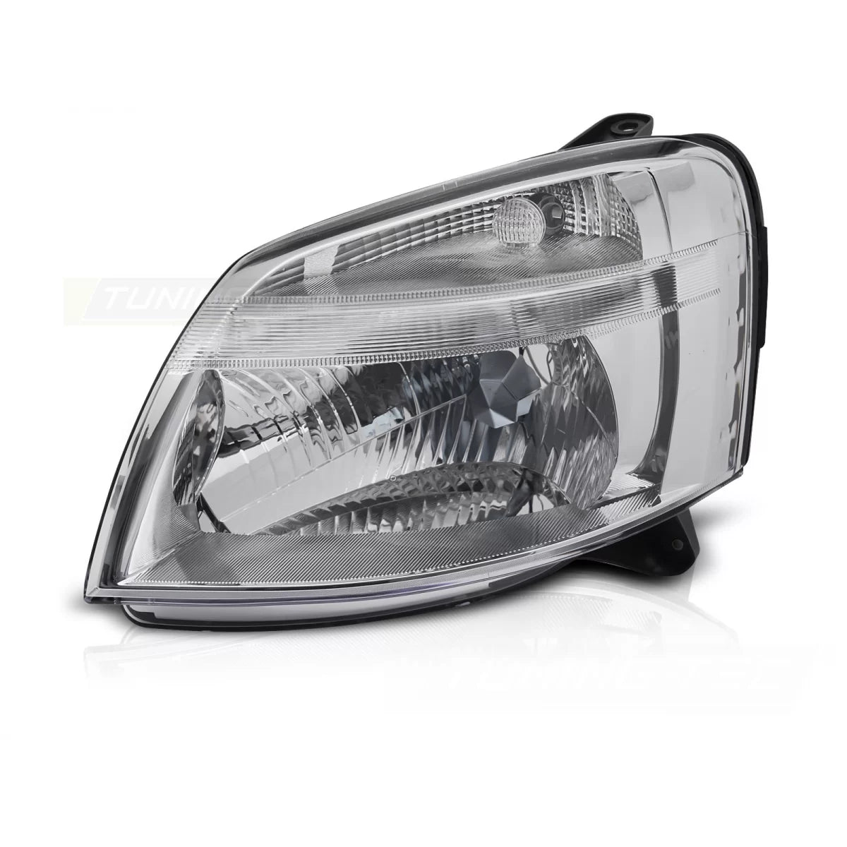Faro Anteriore Sinistro Cromato per Peugeot Partner 02-10