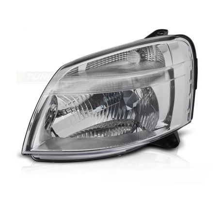 Faro Anteriore Sinistro Cromato per Peugeot Partner 02-10
