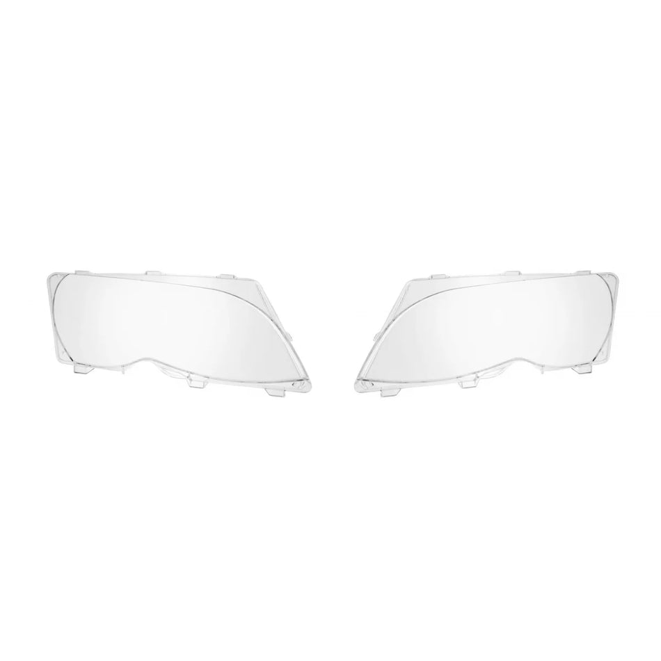 Fari Vetro Anteriore Sinistro e Destro per BMW Serie 3 E46 2001-2005