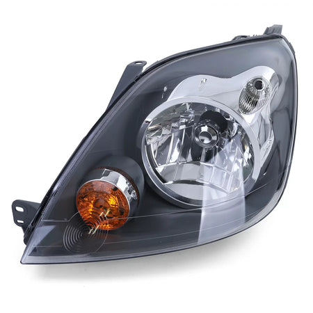 Faro Anteriore Sinistro H4 Nero con Motorino Ford Fiesta Jh Jd 05-07