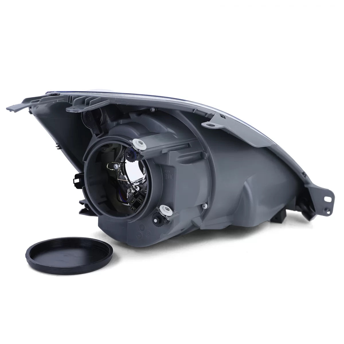 Faro Anteriore Sinistro H4 Nero con Motorino Ford Fiesta Jh Jd 05-07