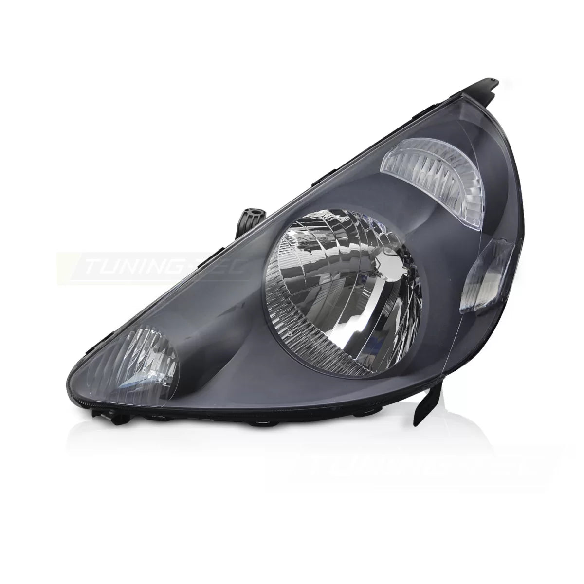 Faro Anteriore Sinistro Nero per Honda Jazz Fit 02-04