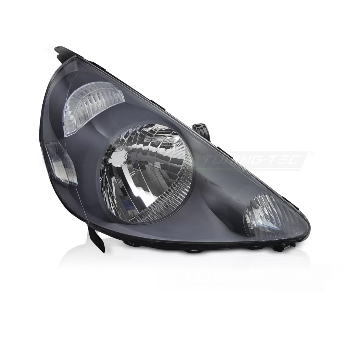 Faro Anteriore Destro Nero per Honda Jazz Fit 02-04