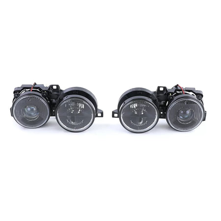 Fari Anteriori Neri Fumé per BMW Serie 3 E30 87-93