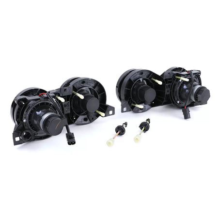 Fari Anteriori Neri Fumé per BMW Serie 3 E30 87-93