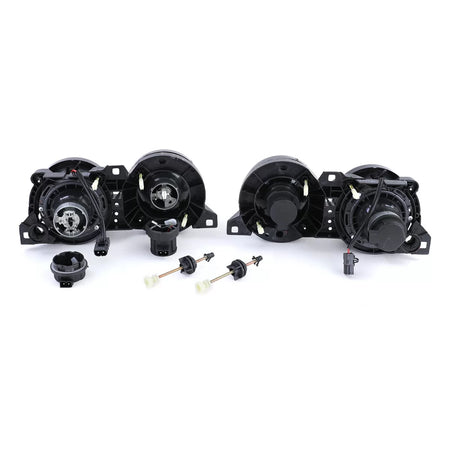 Fari Anteriori Neri Fumé per BMW Serie 3 E30 87-93