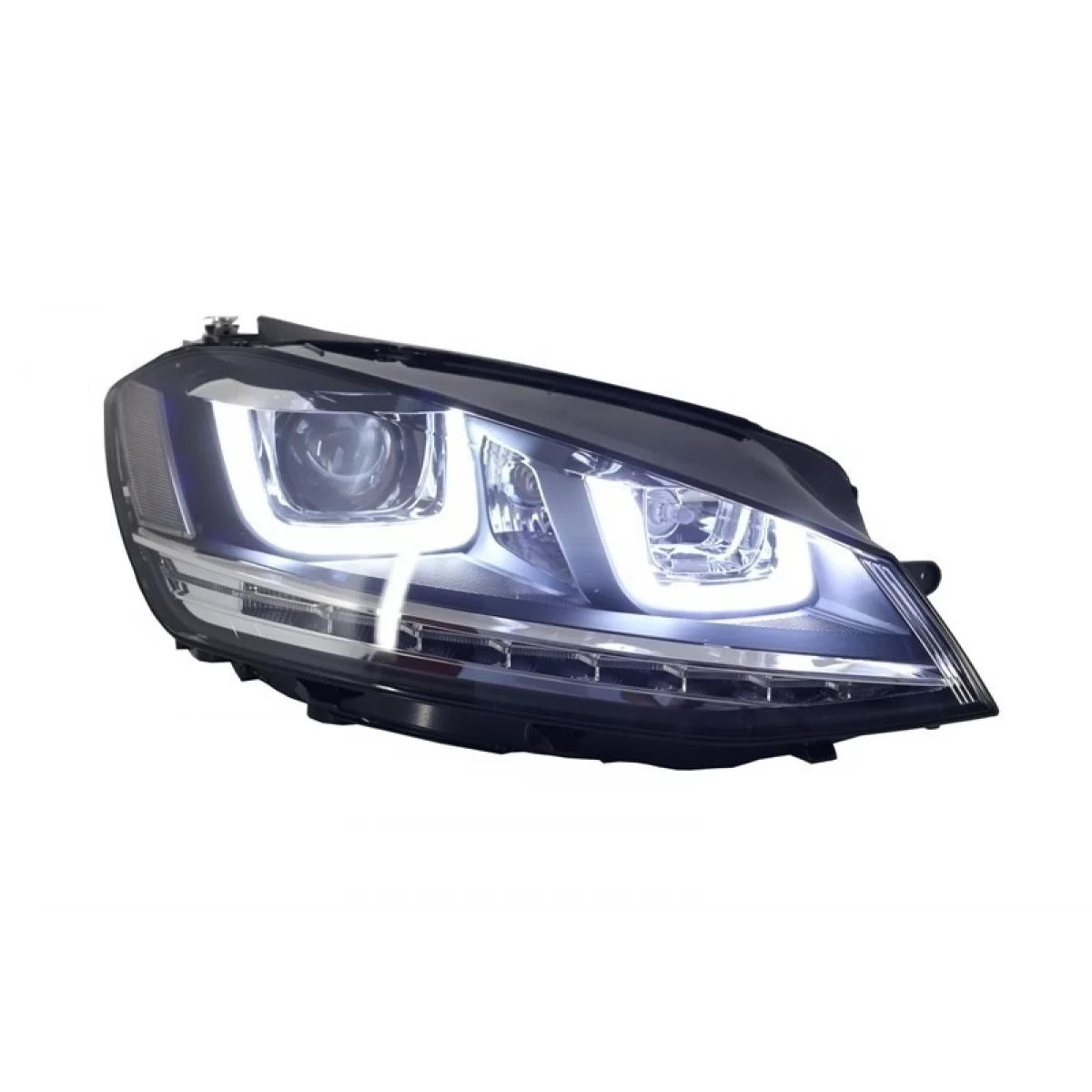 Fari 3D LED DRL con Frecce Dinamiche Anteriori per Volkswagen Golf 7 Vii