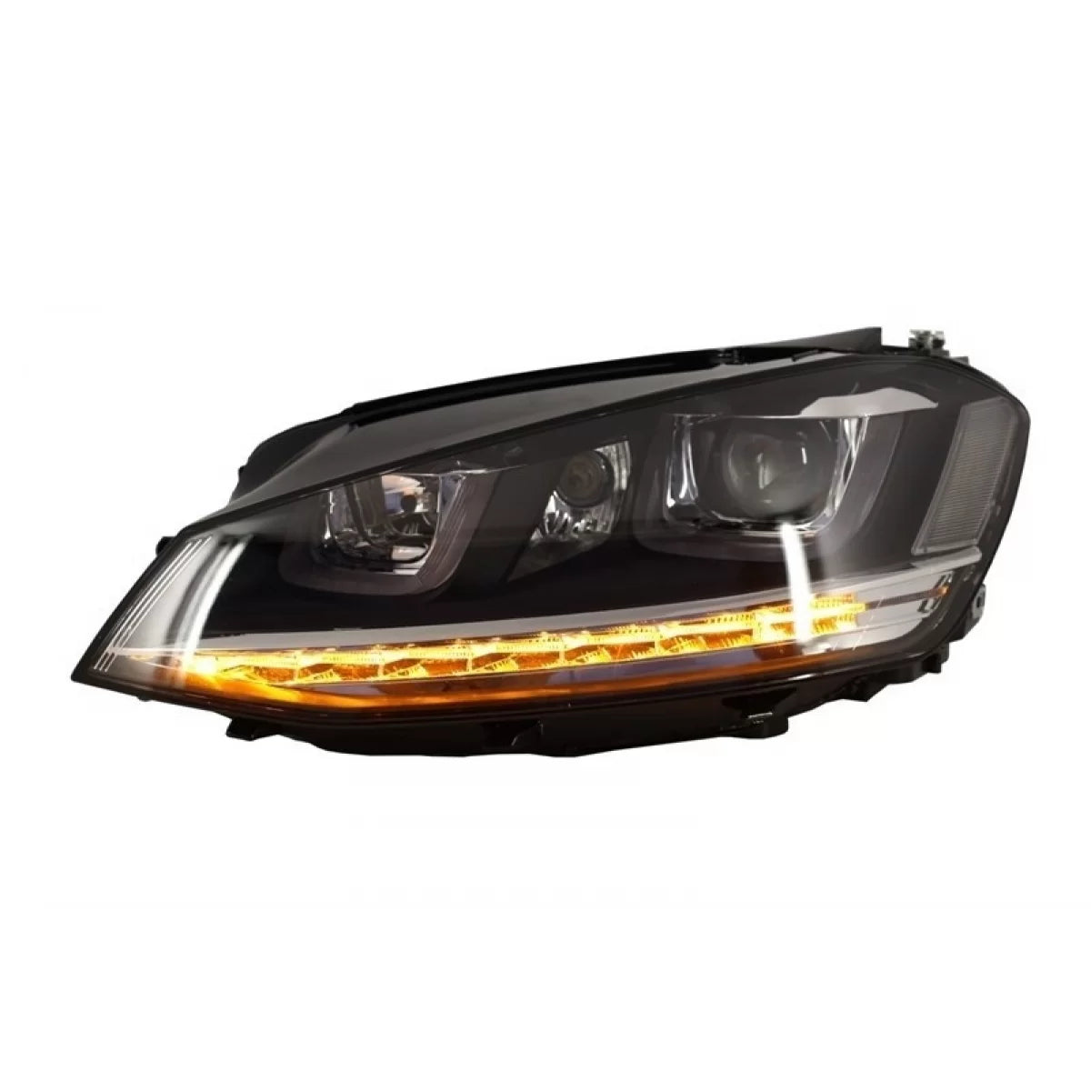 Fari 3D LED DRL con Frecce Dinamiche Anteriori per Volkswagen Golf 7 Vii