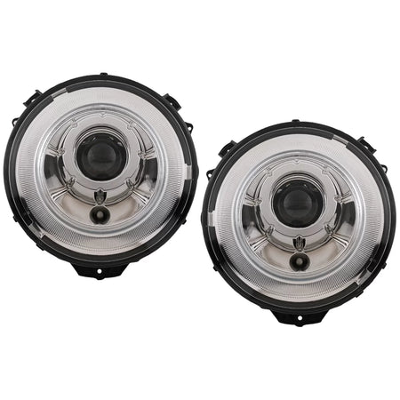 Fari Bi-xenon Anteriori Cromati per Mercedes Classe G W463 2005-2017 LHD